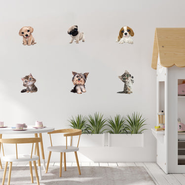Kittens & Puppies Wall Decals
